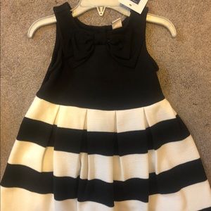 Janie and jack black and white dress